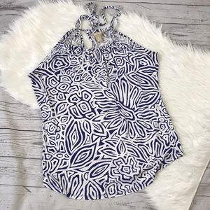 Banana Republic Women’s Drawstring Neck Tie Tank